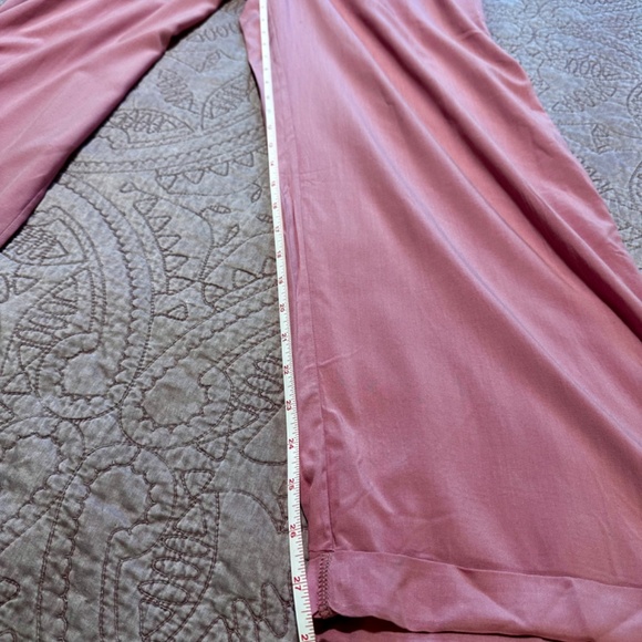 MUK LUKS Dream Weave Long-Sleeve Jumpsuit - Pink - Medium - Picture 4 of 14